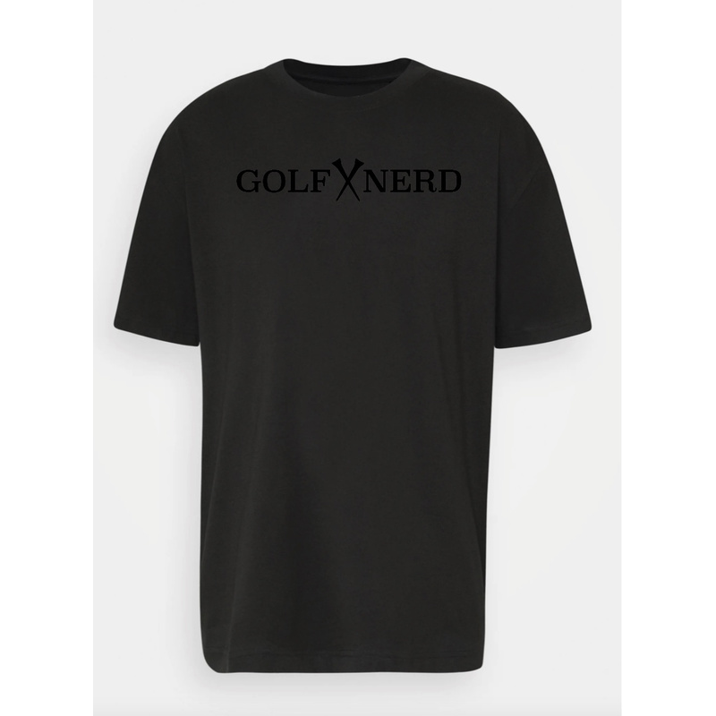 Shirt - Golf Nerd schwarz S