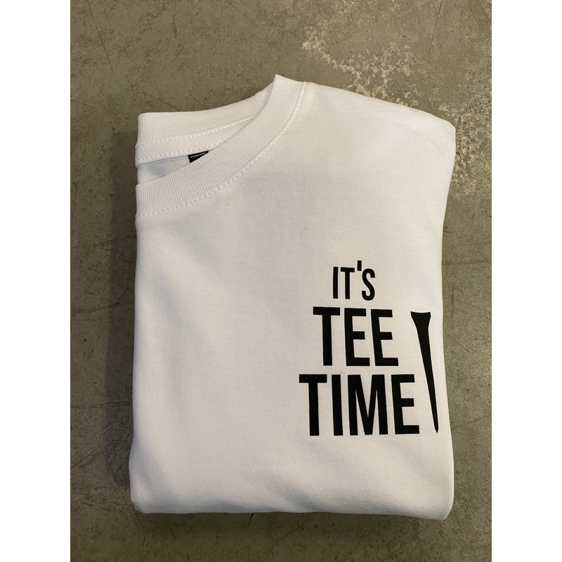 Shirt - Tee Time weiss XXL